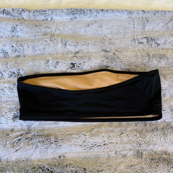 NU SWIM Strapless Black Bikini Top - Picture 3 of 4